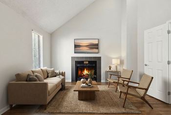 Cozy electric fireplace retreats